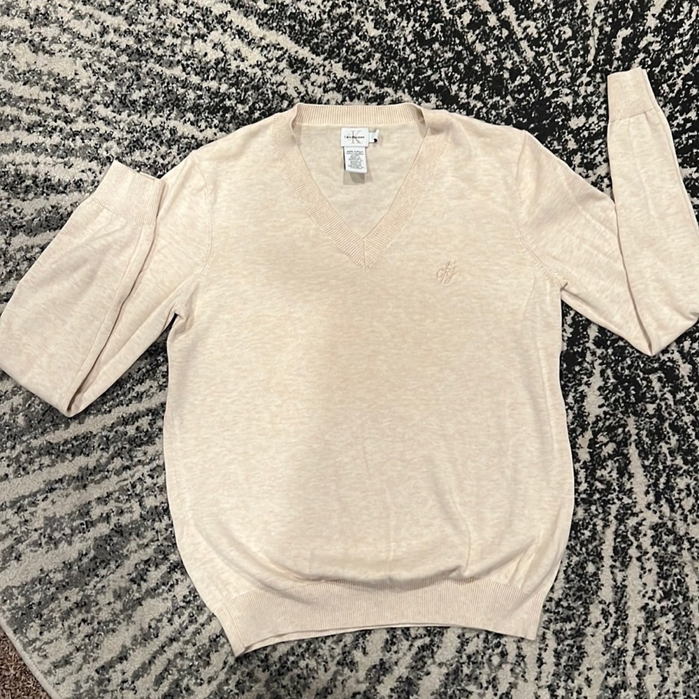 Calvin Klein cream sweater